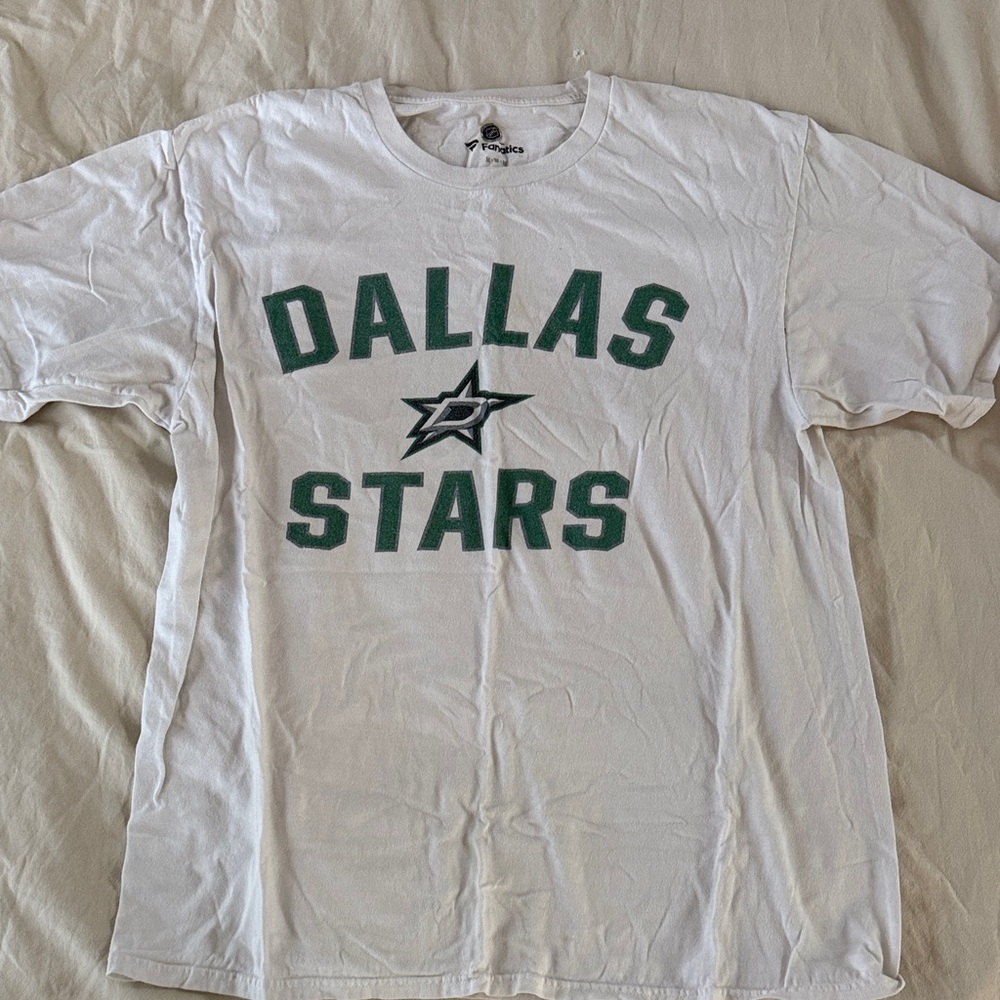 Reebok White Dallas Stars Tee